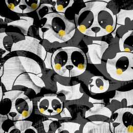 PANDY / żółty  - Muślin bawełniany