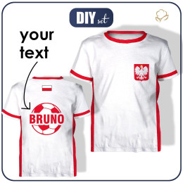 T-SHIRT DZIECIĘCY - POLSKA  - zestaw do uszycia