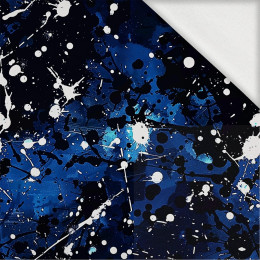 NAVY GRUNGE wz. 8 - dzianina pętelkowa z elastanem ITY