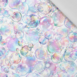 130cm RAINBOW BUBBLES - tkanina bawełniana