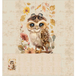 OWL STEAMPUNK FOREST WZ. 2 - PANEL PANORAMICZNY 60cm