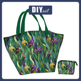Torba XL z saszetką 2 w 1 - STAINED GLASS WZ.12 - zestaw do uszycia