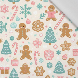 Pastel Christmas wz. 3 - tkanina bawełniana