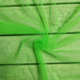 NEON ZIELONY - tiul szyfonowy