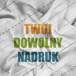 MATERIAŁ Z WŁASNYM NADRUKIEM - Muślin bawełniany