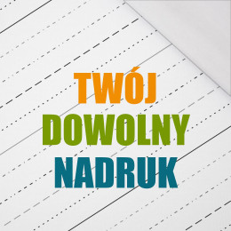 MATERIAŁ Z WŁASNYM NADRUKIEM - single jersey 