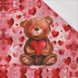 VALENTINE'S DAY / BEAR 2 - panel (60cm x 50cm) SINGLE JERSEY