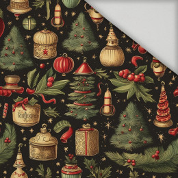Vintage Christmas wz.11 - tkanina szybkoschnąca
