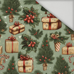 Vintage Christmas wz.13 - tkanina szybkoschnąca