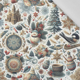 Vintage Christmas wz.22 - tkanina bawełniana