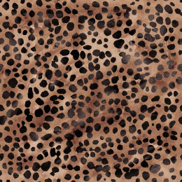 ANIMAL SPOTS/ Mocha Mousse  - Tkanina na obrusy