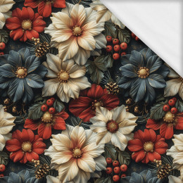 WINTER FLOWERS WZ.11- single jersey z elastanem ITY