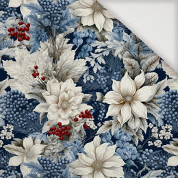 WINTER FLOWERS WZ.7 - Tkanina na obrusy
