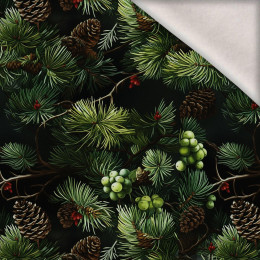 WINTER FOREST WZ. 1 - dzianina drapana z elastanem ITY