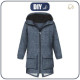 PARKA MĘSKA (TOM) - LEN / jeans - zestaw do uszycia M