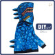 BLUZA DZIECIĘCA DINO (PARIS) - BLUE DRAGON - zestaw do uszycia