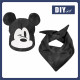 DZIECIĘCA CZAPKA I CHUSTA (MOUSE) - MOUSE 55-58