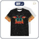T-SHIRT DZIECIĘCY - DRAGON WZ. 1 / czarny - single jersey ITY (128/134)