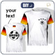 T-SHIRT DZIECIĘCY - NIEMCY - zestaw do uszycia