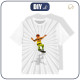 T-SHIRT SPORTOWY DZIECIĘCY - SKATER wz. 2 - single jersey (128/134)
