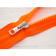 Zamek kostka 30cm rozdzielczy - neon pomarańczowy