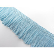 Taśma z frędzlami baby blue