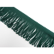 Taśma z frędzlami zielony butelkowy