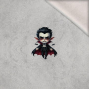 DRACULA CUTE HALLOWEEN WZ. 1 - PANEL (60cm x 50cm) dzianina drapana z elastanem ITY