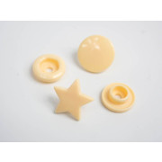 Napy KAM gwiazdka 12mm - Biszkoptowy 10kpl