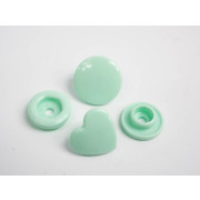 Napy KAM serca12mm - mięta 10kpl