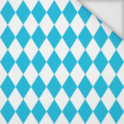 OKTOBERFEST ROMBY / turkusowy - dzianina pętelkowa 