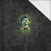 FRANKENSTEIN cute halloween wz7-panel (60cm x 50cm) - dzianina pętelkowa z elastanem ITY