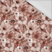 FLOWERS wz.1 / Mocha Mousse  - tkanina wodoodporna