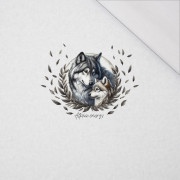 CUTE ANIMALS wz.17 - panel (60cm x 50cm) SINGLE JERSEY