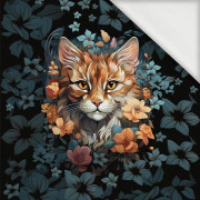 ANIMALS MANDALA wz.12 - PANEL (60cm x 50cm) dzianina pętelkowa z elastanem ITY