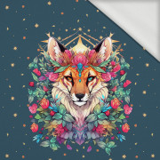 ANIMALS MANDALA wz.8 - panel (60cm x 50cm) dzianina pętelkowa