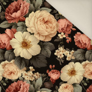 AUTUMN FLOWERS WZ.17- Welur tapicerski