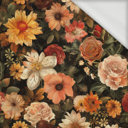 AUTUMN FLOWERS WZ. 2 - dresówka pętelkowa