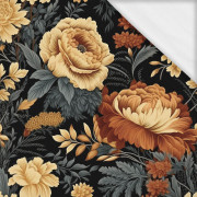 AUTUMN FLOWERS WZ. 3 - dzianina pętelkowa z elastanem ITY