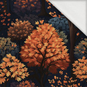 AUTUMN FOREST WZ. 1 - lekka dzianina drapana