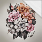 BOUQUET OF FLOWERS WZ.10 - panel (60cm x 50cm) tkanina bawełniana