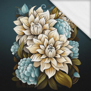 BOUQUET OF FLOWERS WZ.4 - panel (60cm x 50cm)- single jersey z elastanem ITY