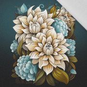 BOUQUET OF FLOWERS WZ.4 - panel (75cm x 80cm) tkanina bawełniana