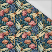 Butterfly & Flowers wz.11 - tkanina wodoodporna
