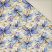 Butterfly & Flowers wz.15- Welur tapicerski