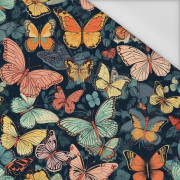 Butterfly & Flowers wz.5 - tkanina wodoodporna