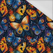 Butterfly & Flowers wz.7 - tkanina wodoodporna