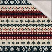 CHRISTMAS SWEATER wz.1 - dzianina drapana z elastanem ITY