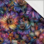 COLORFUL FLOWERS WZ. 1 - dzianina pętelkowa z elastanem ITY