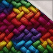 IMITATION COLORFUL SWEATER WZ. 1 - dzianina drapana z elastanem ITY
